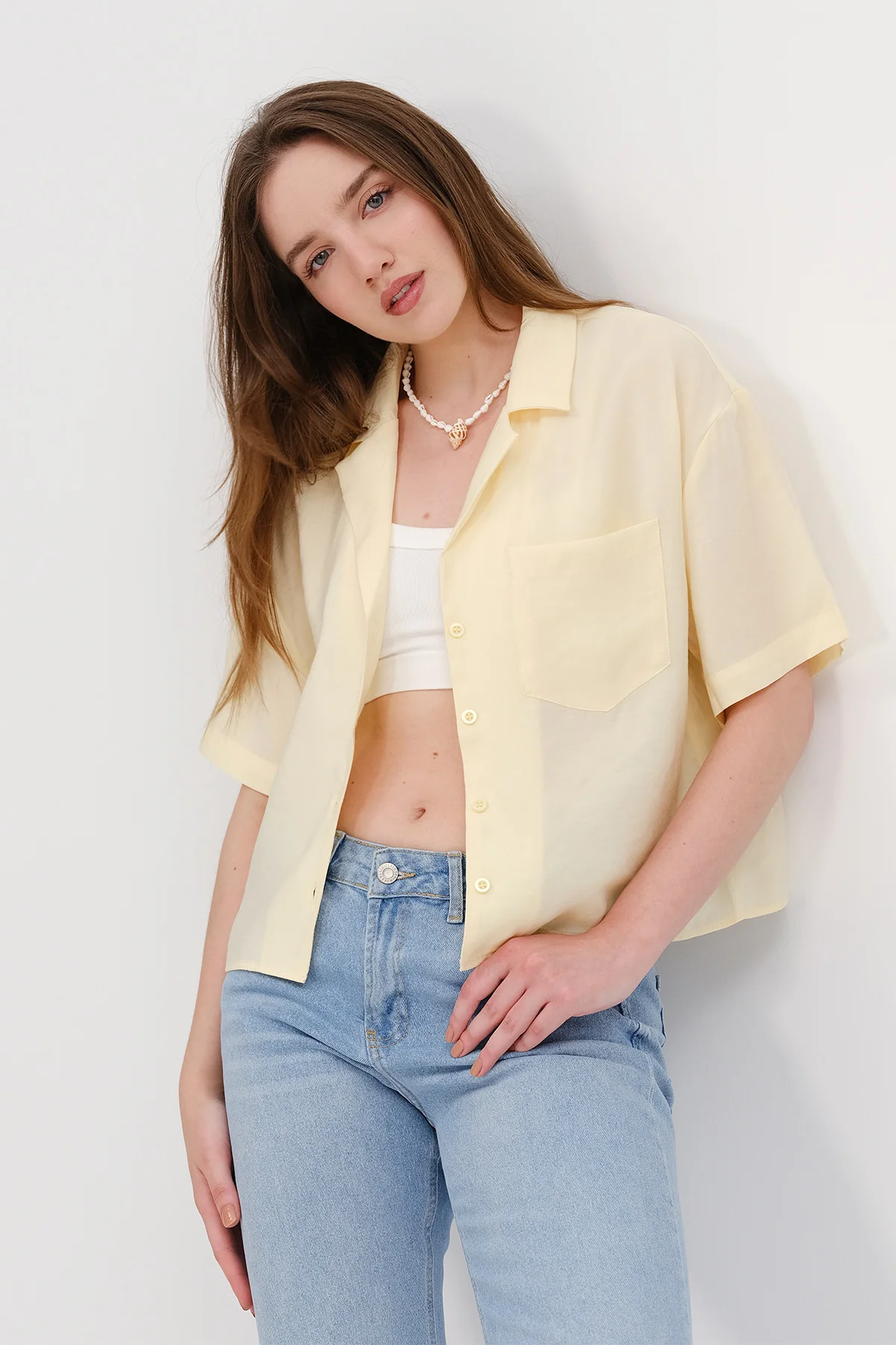Short Sleeve Modal Shirt - Image 10