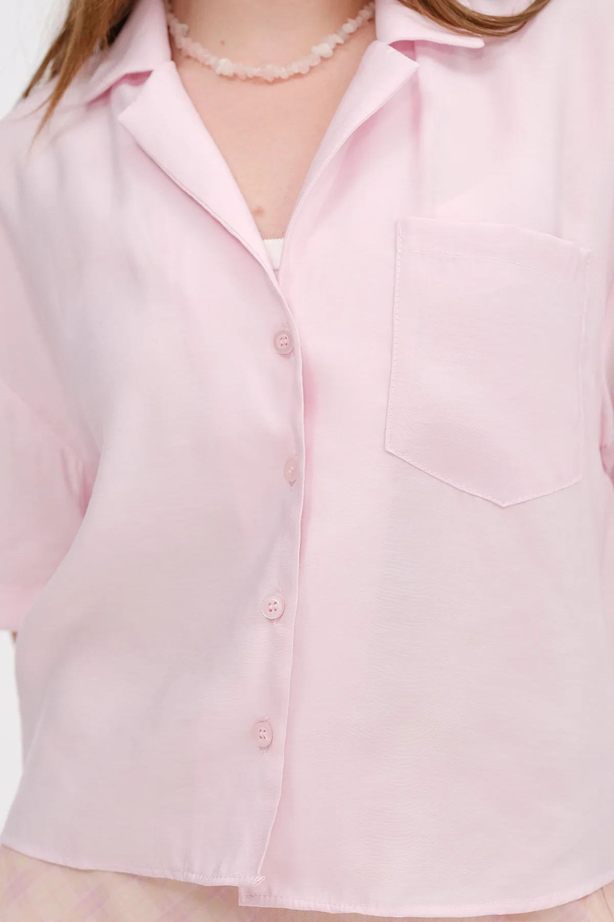 Short Sleeve Modal Shirt - Image 3