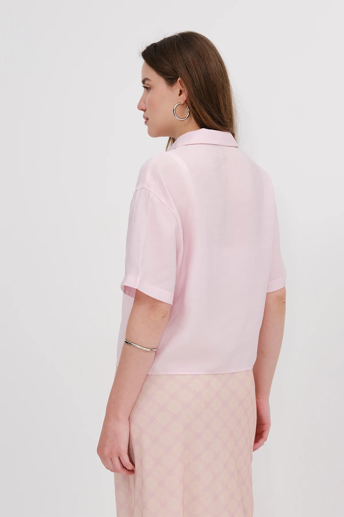 Short Sleeve Modal Shirt - Image 6