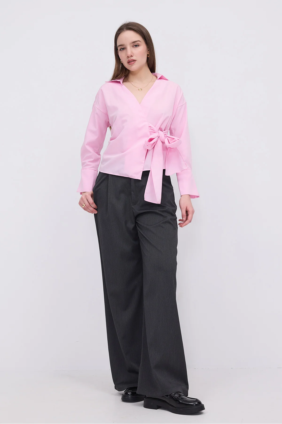Side Tie Shirt - Image 13