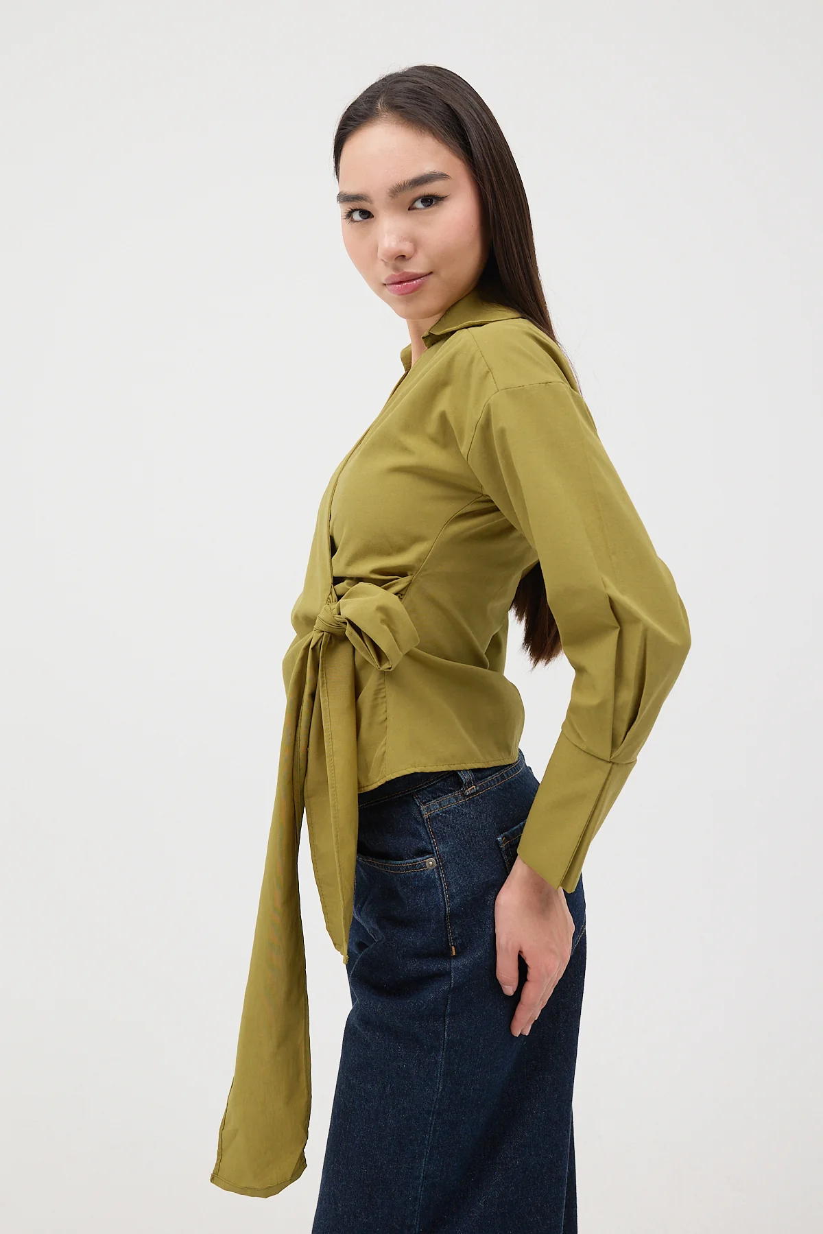 Side Tie Shirt - Image 33