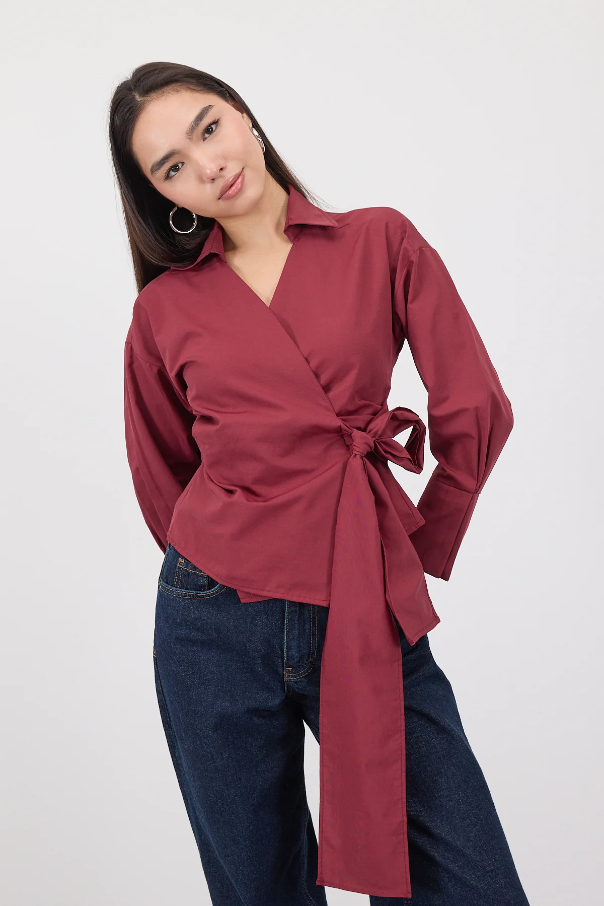 Side Tie Shirt - Image 37