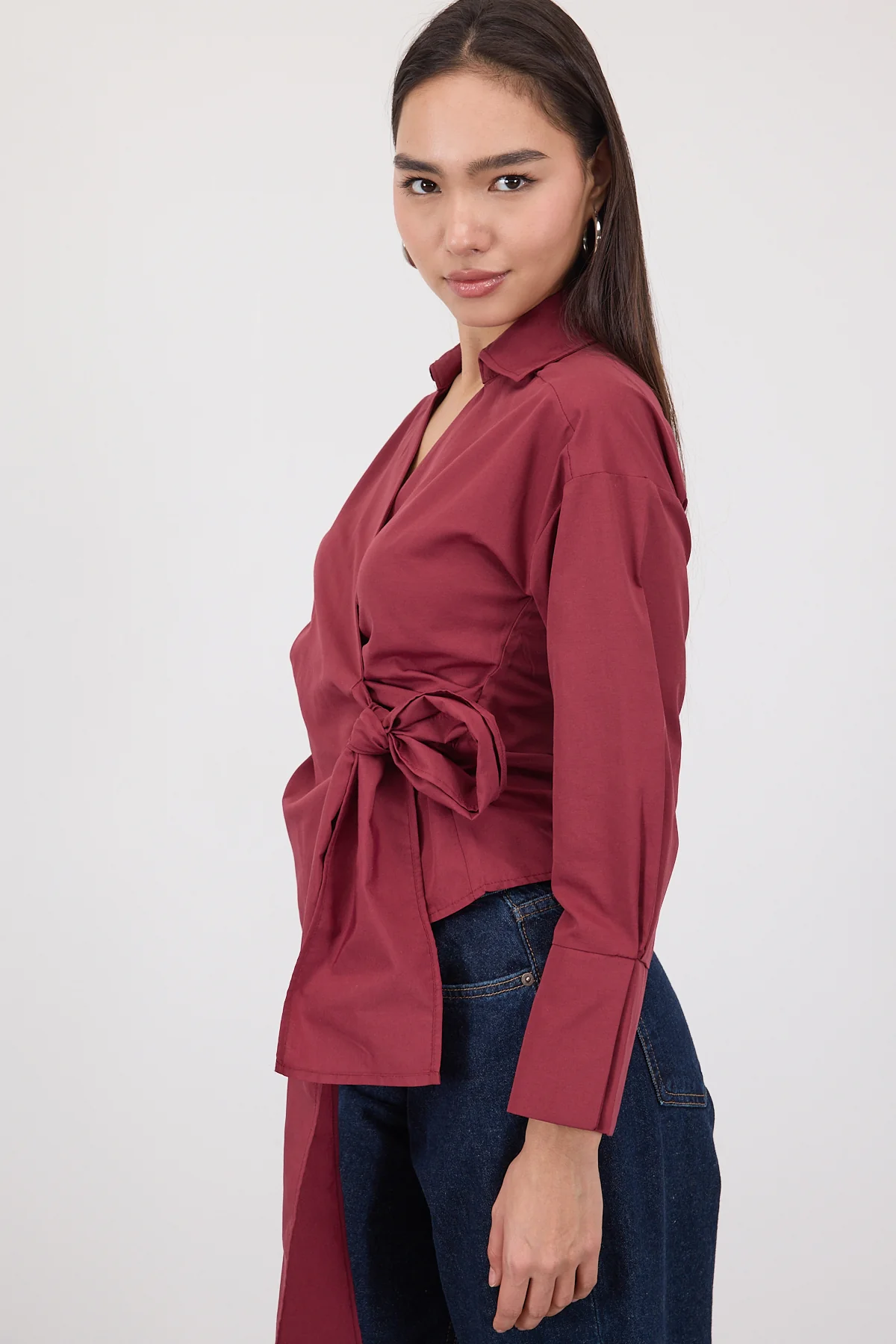 Side Tie Shirt - Image 38