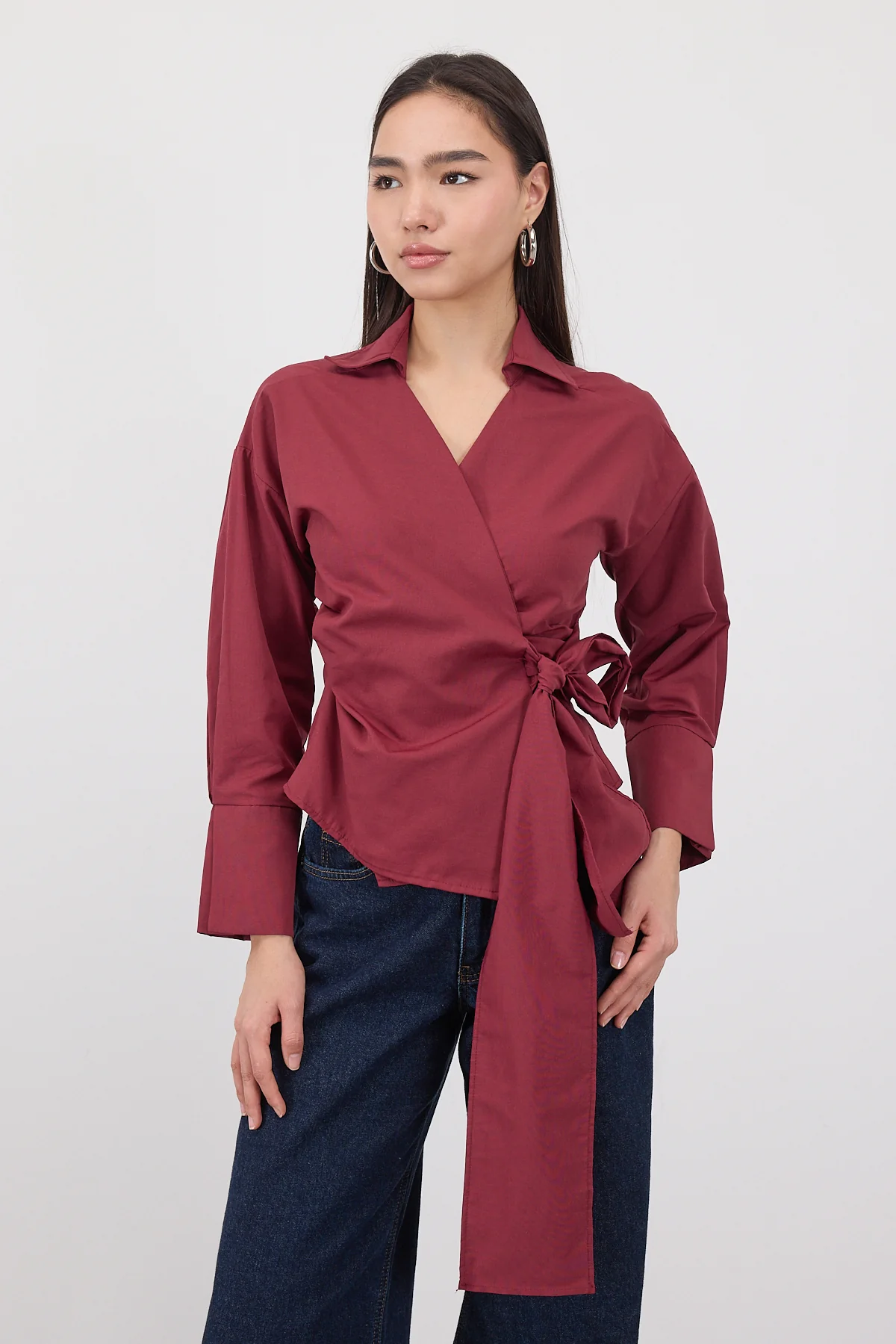 Side Tie Shirt - Image 39