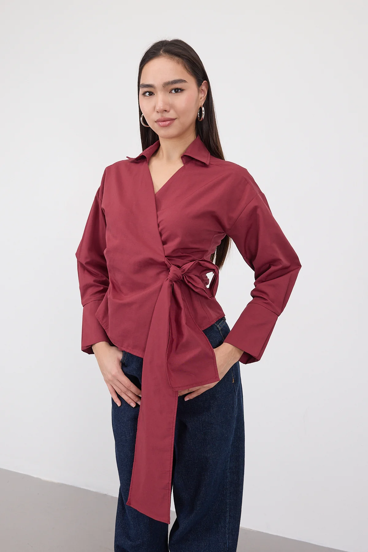 Side Tie Shirt - Image 41