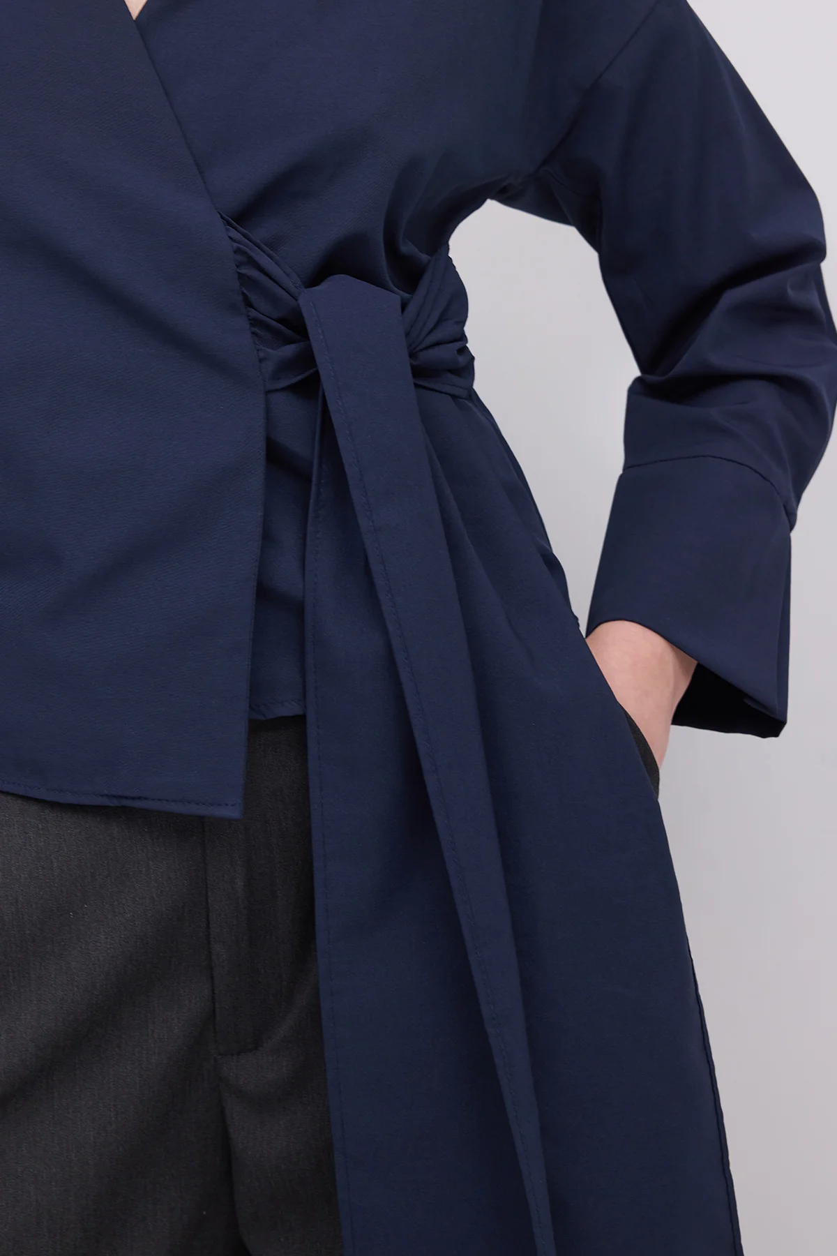 Side Tie Shirt - Image 44