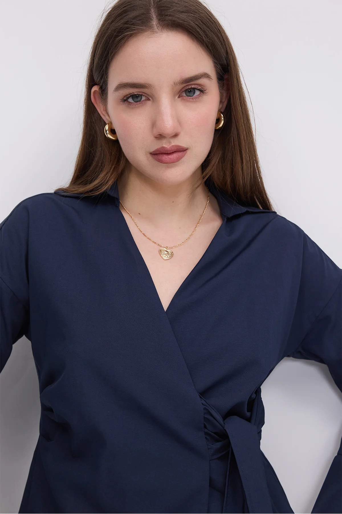 Side Tie Shirt - Image 47