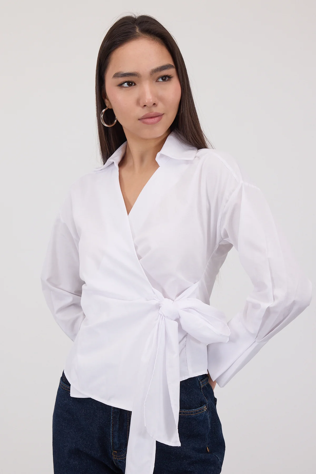 Side Tie Shirt - Image 49