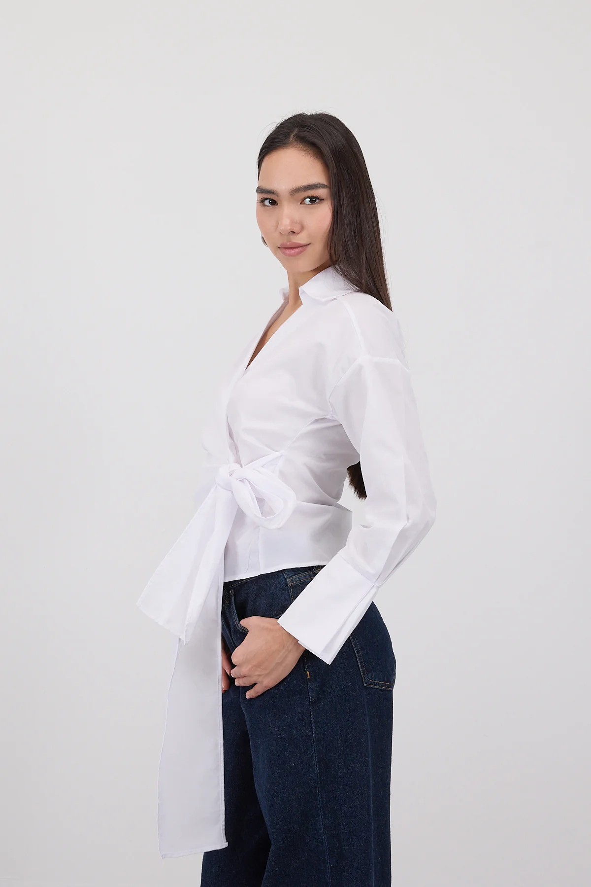 Side Tie Shirt - Image 51
