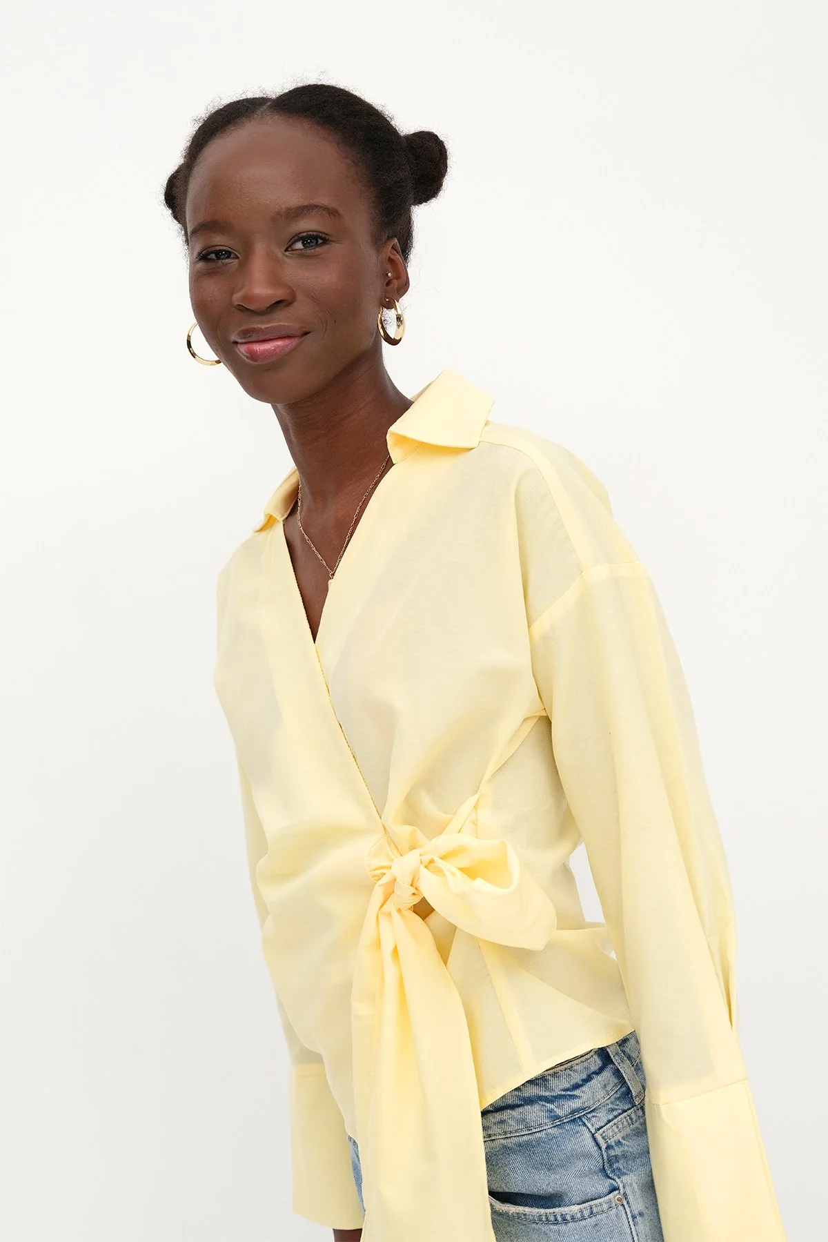 Side Tie Shirt - Image 54