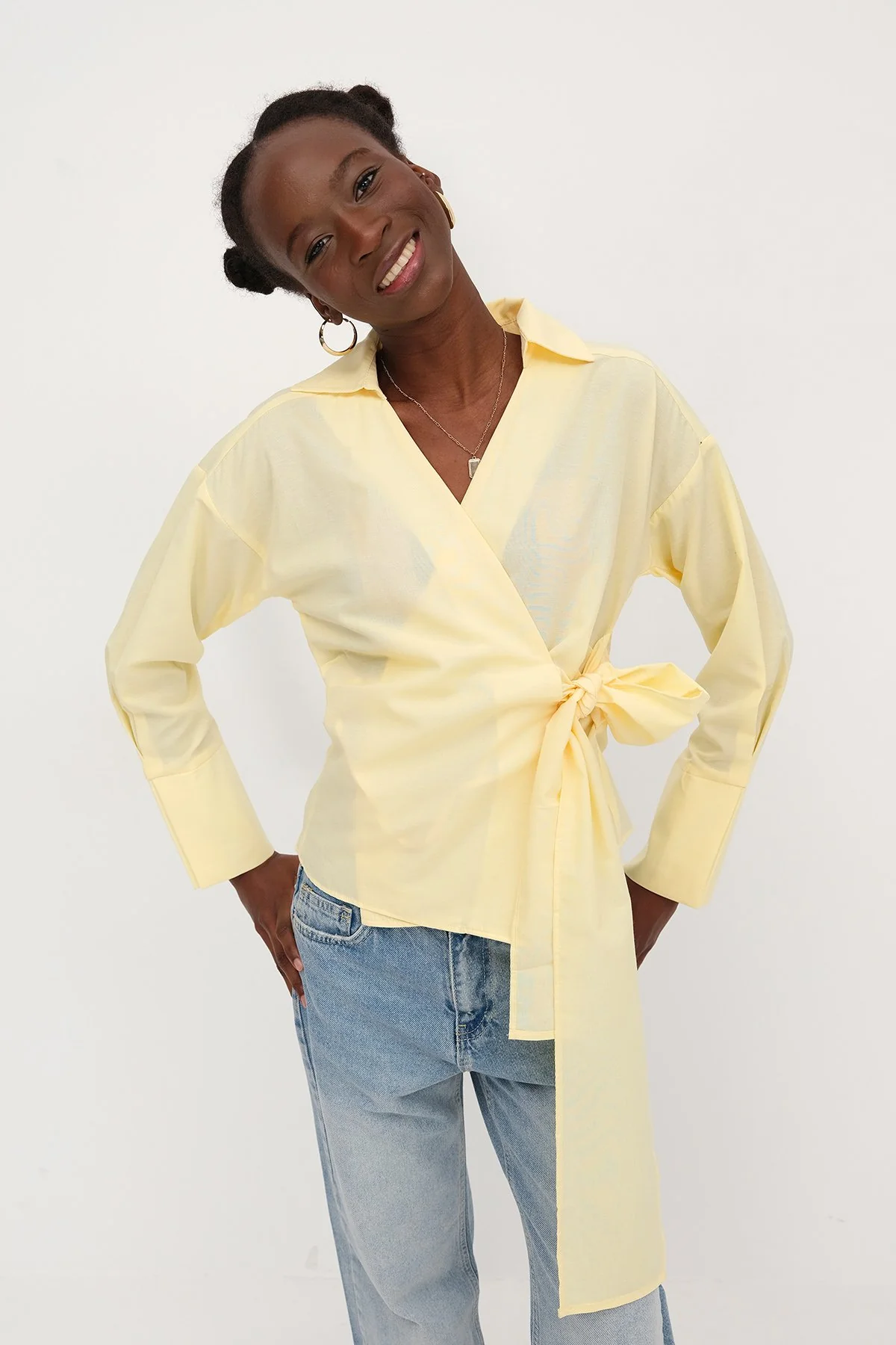 Side Tie Shirt - Image 55