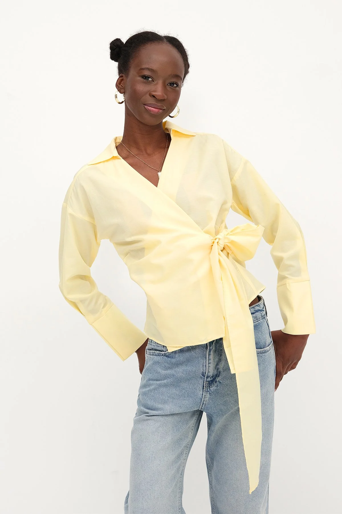 Side Tie Shirt - Image 57