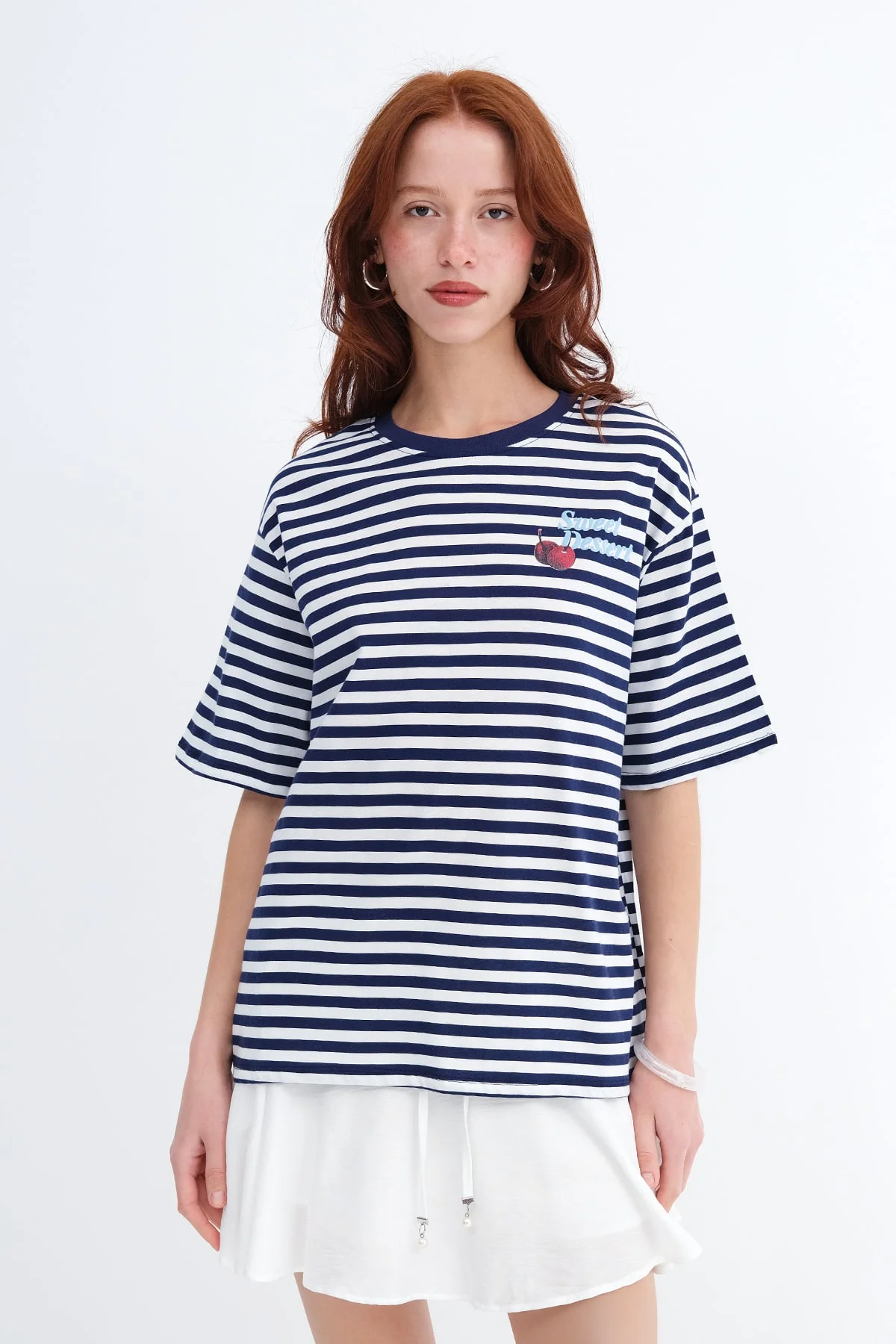 Striped Cherry T-shirt - Image 3
