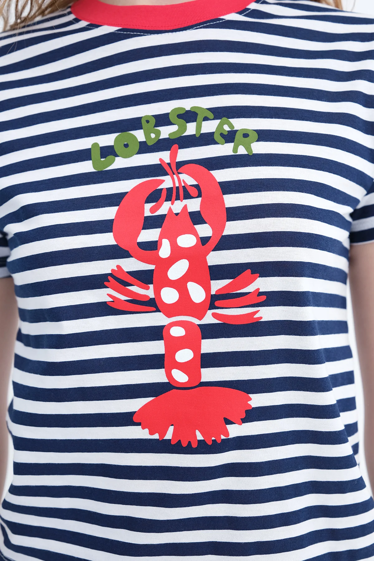 Striped Printed T-shirt - Image 5