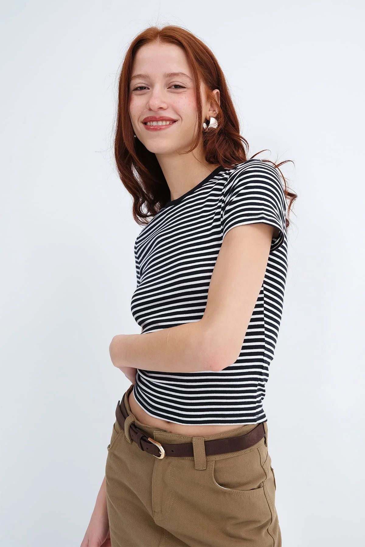 Striped Short Sleeve T-Shirt - Image 8