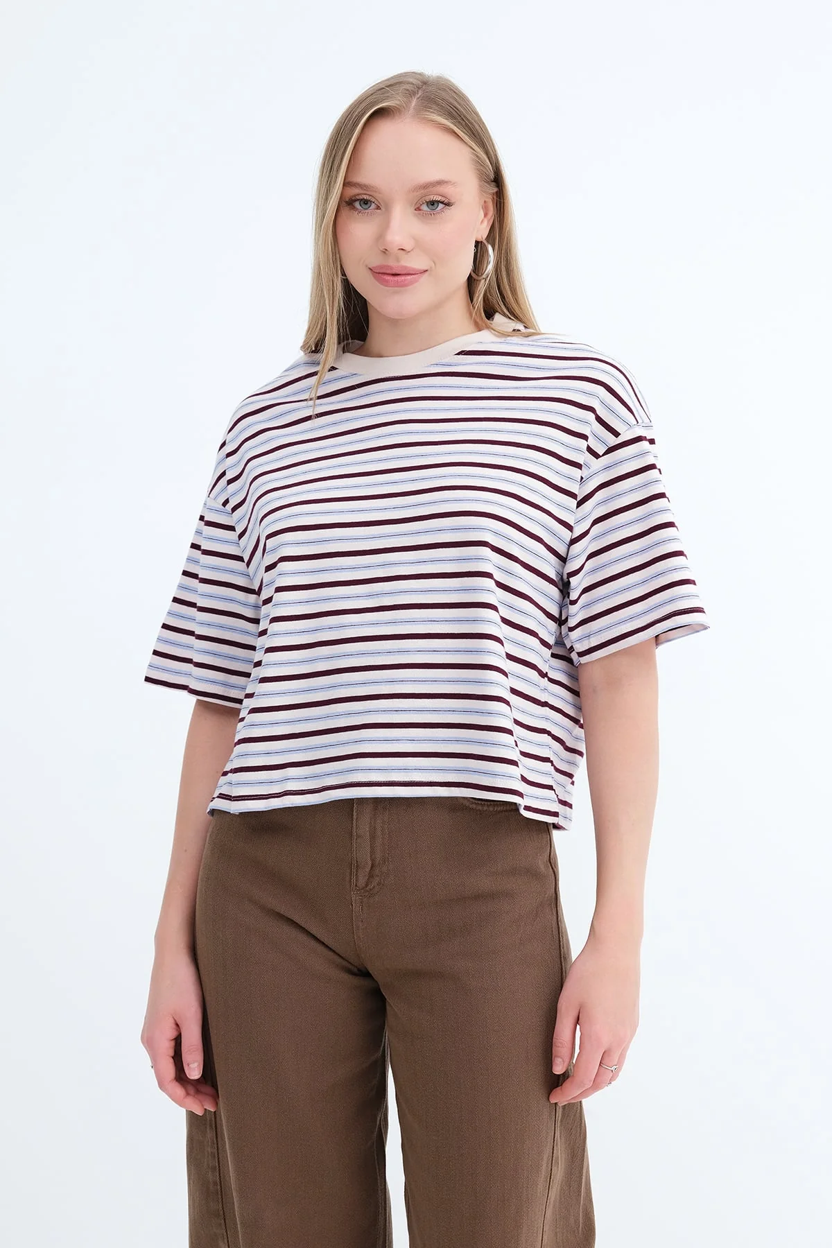 Striped Short Sleeve T-shirt - Image 3