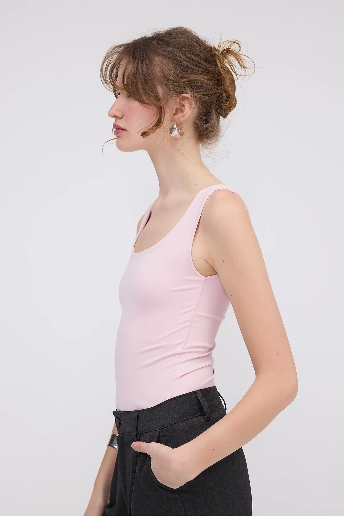 Thick Strap Tank Top - Image 4