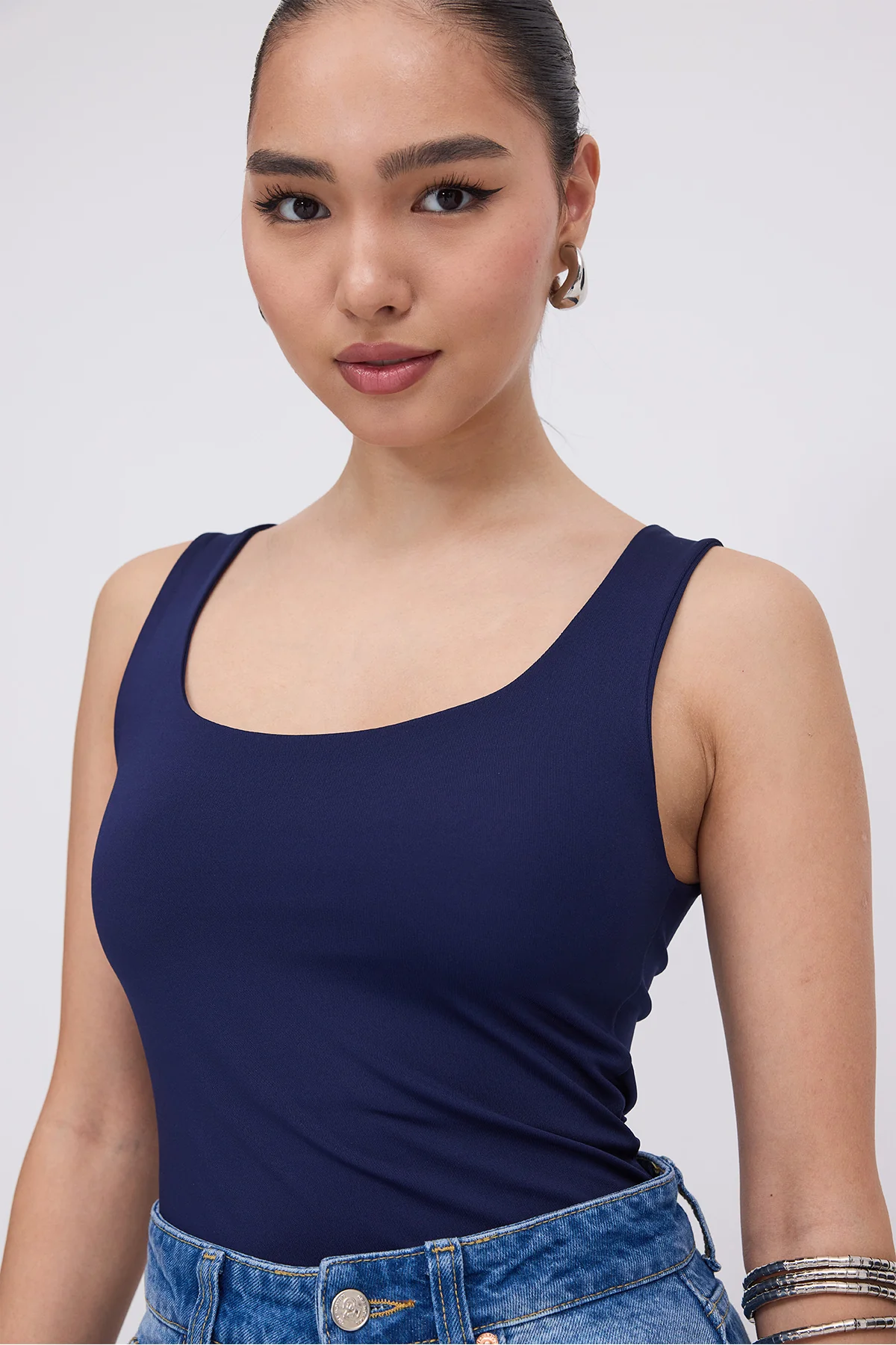 Thick Strap Tank Top - Image 9