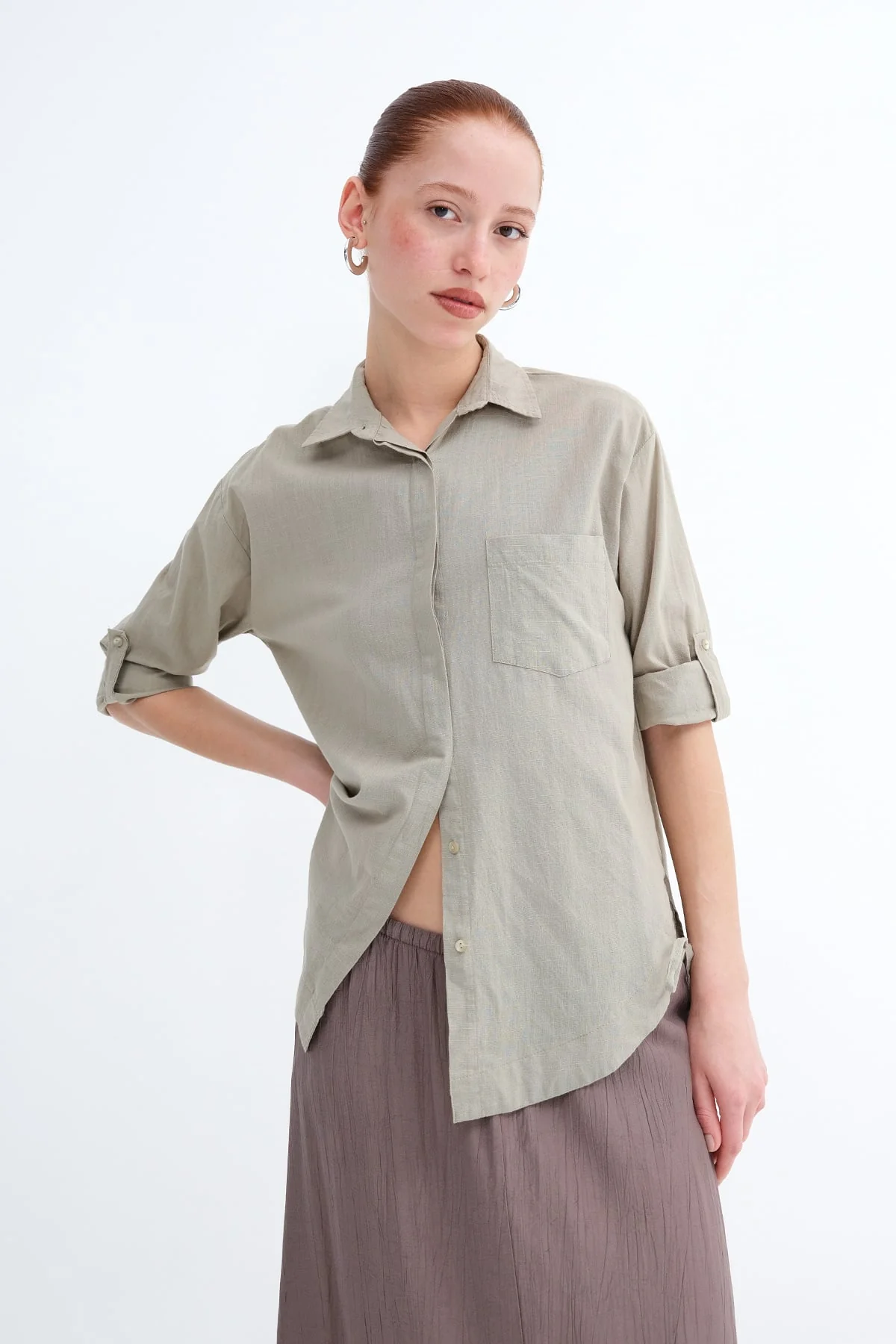 Tie Detail Shirt - Image 4