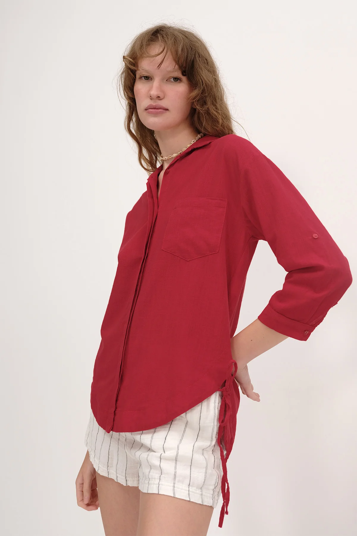 Tie Detail Shirt - Image 5