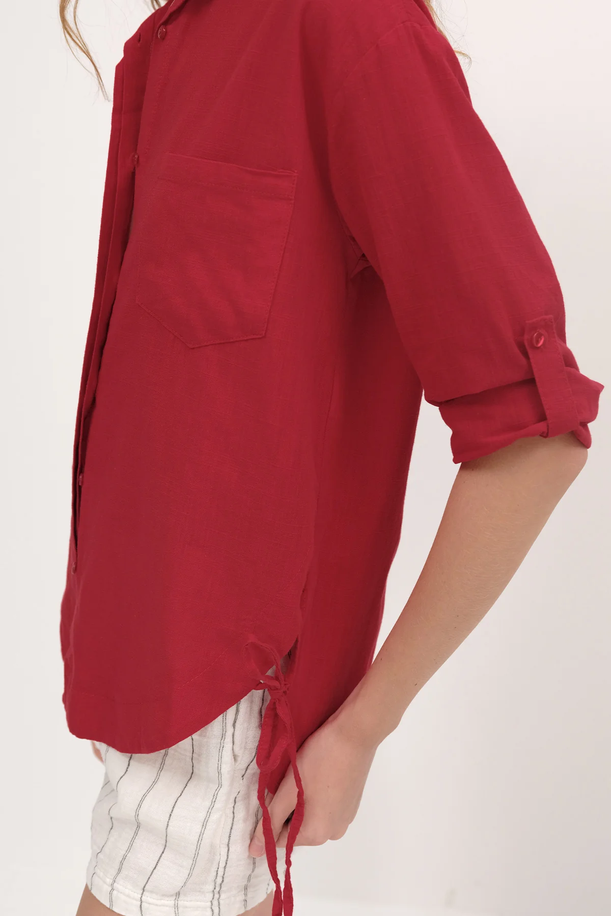 Tie Detail Shirt - Image 6