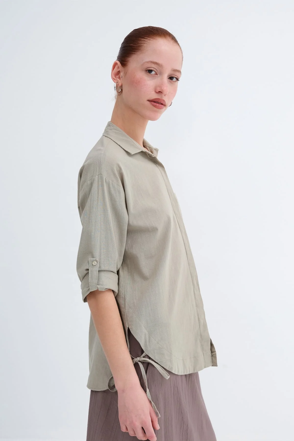 Tie Detail Shirt - Image 7