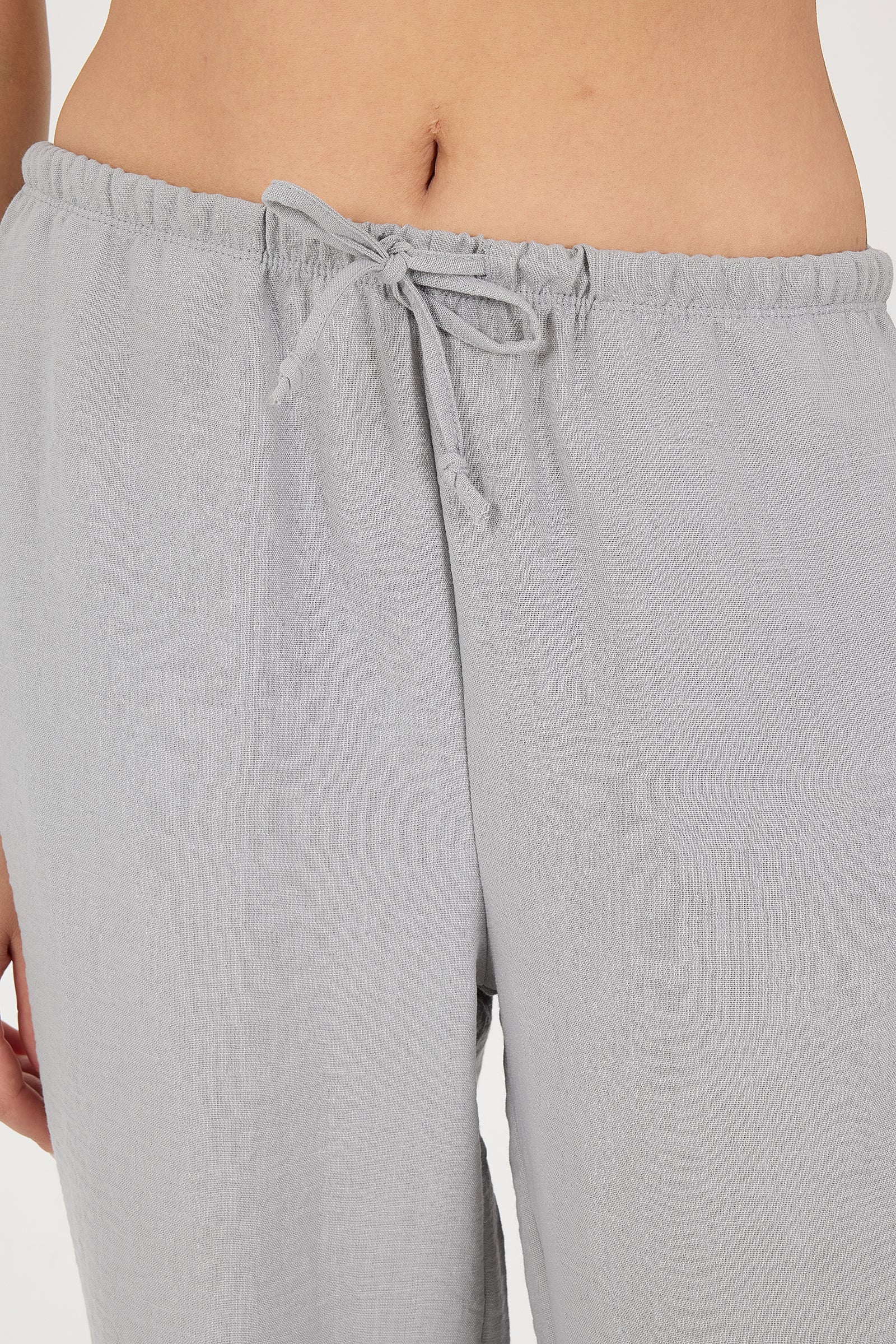 Tied Wide Leg Trousers - Image 32