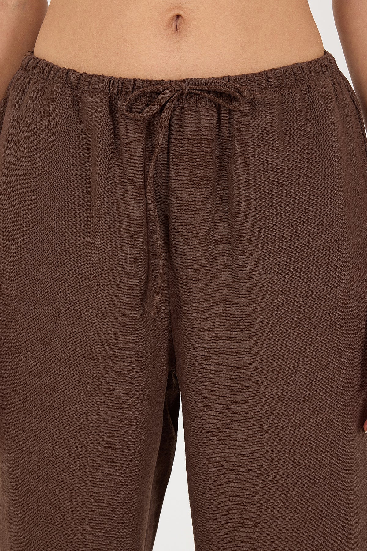 Tied Wide Leg Trousers - Image 38