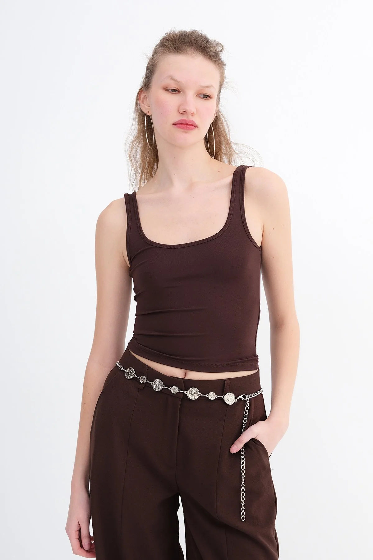 U Neck Basic Undershirt - Image 51