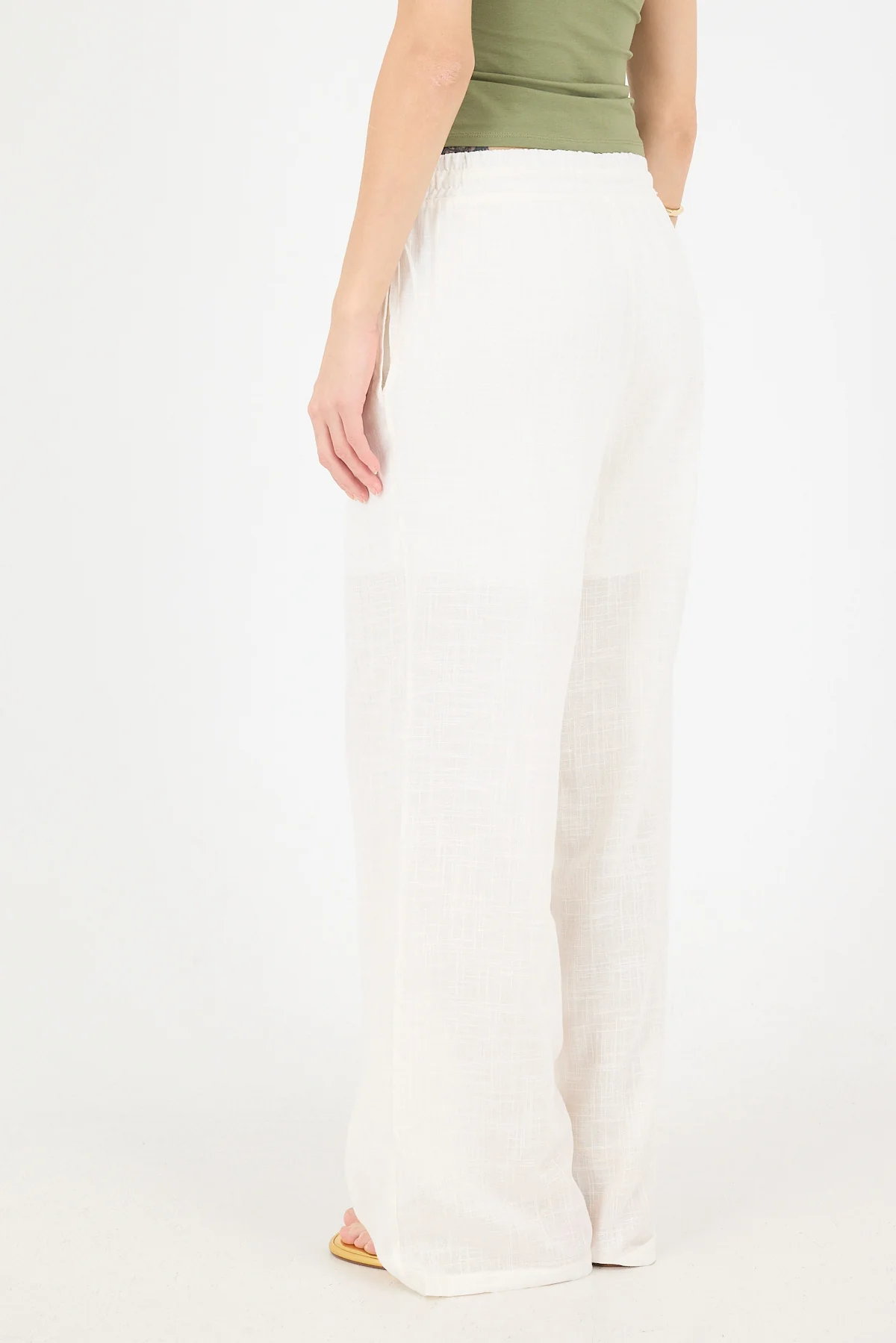 Wide Leg Trousers with Pockets - Image 21