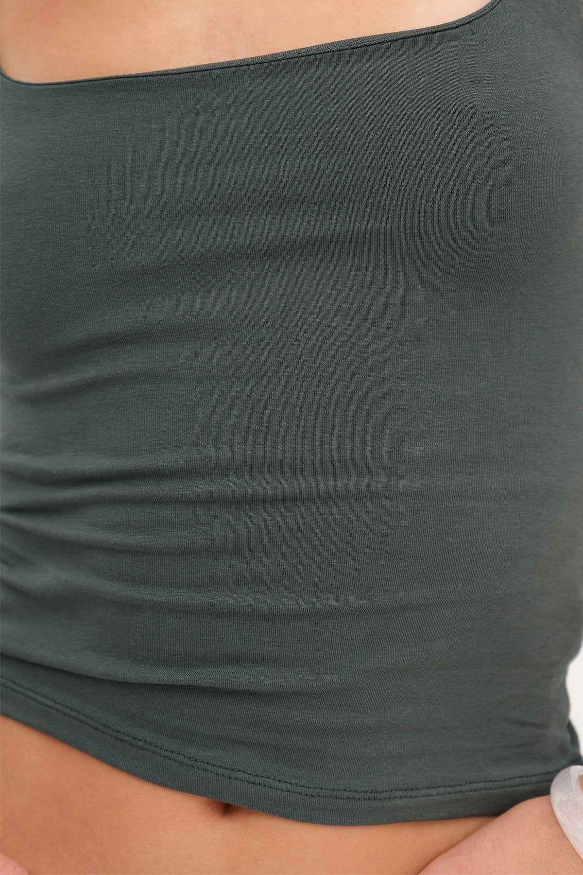 Wide-Strap Square Neck Tank Top - Image 83