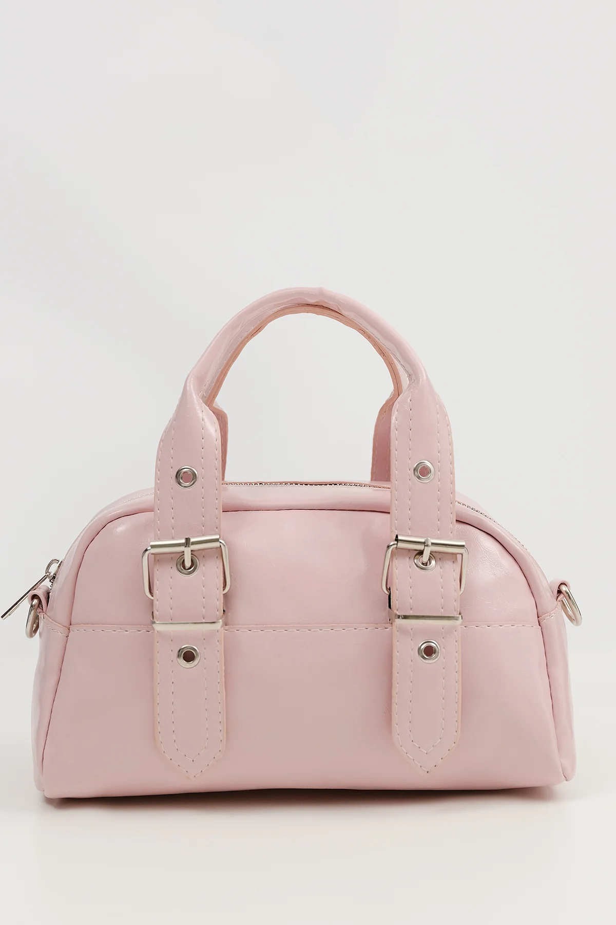Zip Closure Hand and Shoulder Bag - Image 4